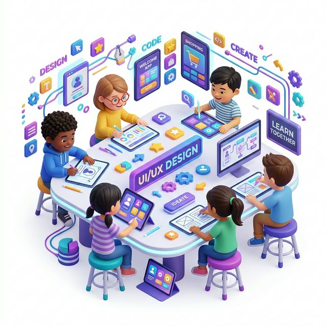 UI/UX Design Illustration